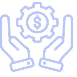 Financial support icon